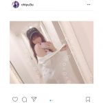 河西智美がセクシー＆キュートなハート柄の水着姿を披露！「かわいい天使」と歓喜の声！