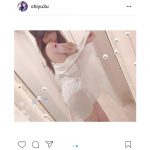 河西智美がセクシー＆キュートなハート柄の水着姿を披露！「かわいい天使」と歓喜の声！