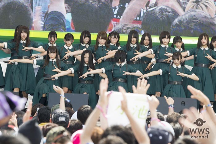 欅坂46、けやき坂46がTIF2017に登場！クール＆キュートで魅せる圧巻のライブパフォーマンスを披露！
