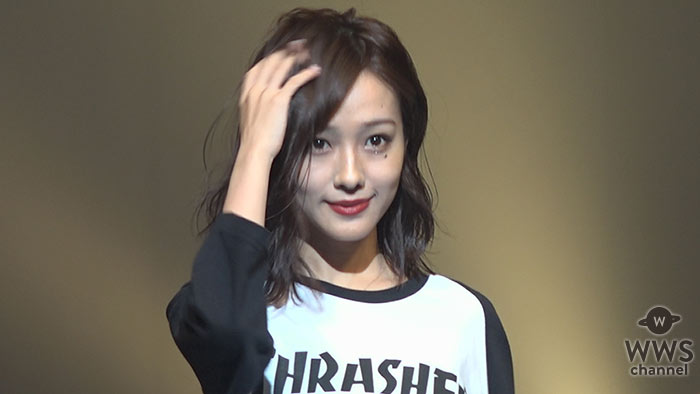 【動画】モデル・前田希美(まえのん)がTHRASHERステージにカジュアルコーデで登場！