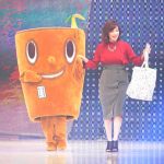 筧美和子が『神戸コレクション 2017 A/W』にダイエーキャラクターのモッくんと仲良く登場！