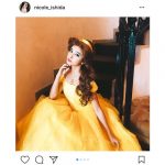 石田ニコルが美女と野獣のベル風衣装を身につけた可愛すぎる姿を披露！「本当にベルみたい」と絶賛の声！
