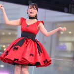 山地まりがデビューシングル発売イベントで可愛すぎるフリフリの赤衣装で熱唱！「渋谷のO-EASTぐらいでライブ出来たら嬉しい。いずれはMステ出演も(笑)」