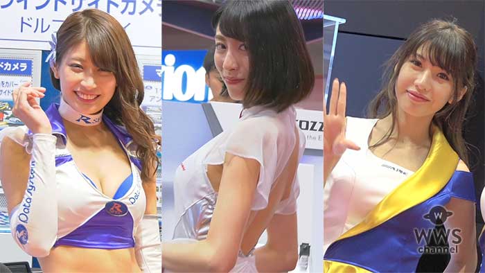 【動画】セクシー衣装で美しすぎるコンパニオンが東京モーターショーに集結！