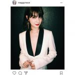 マギーが胸元を大胆に開いたセクシーな姿を披露！「エロカッコ可愛い」と絶賛の声！