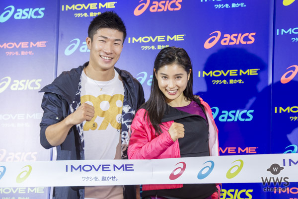 土屋太鳳、桐生選手の9秒台に「ステキ」と絶賛！『アシックス原宿フラッグシップ オープニングセレモニー』