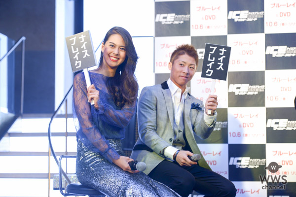 井上尚弥、阿部桃子が映画『ワイルド・スピード ICE BREAK』Blu-ray＆DVDリリース記念イベントでネクストブレイク芸人を判定！？