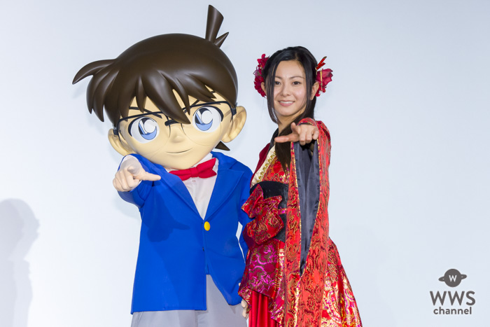 倉木麻衣が劇場版・名探偵コナンBlu-ray・DVDに発売記念イベントに登場！キャラになりきった短歌やミニライブを披露！
