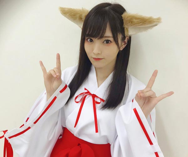 NMB48 山本彩が可愛すぎる狐巫女コスプレ姿を披露！「これは反則級の可愛いさ」と歓喜の声！