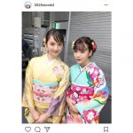 藤田ニコルと佐々木希の着物姿の2ショットが可愛すぎると話題に！
