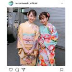 藤田ニコルと佐々木希の着物姿の2ショットが可愛すぎると話題に！