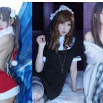 【写真特集】可愛すぎるコスプレイヤー達がセクシーなサンタ衣装やシスター、私服の肩出しコーデまで披露！＜KB撮影会＞