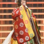 倉木麻衣が平安のお姫様をイメージさせるかのような十二単姿でNHK紅白の最終日リハーサルに登場！