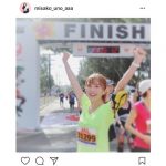 AAA 宇野実彩子が輝く笑顔でホノルルマラソンを無事完走！タイムは5時間54分で6時間切り達成！