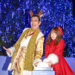 ピコ太郎ワールド全開の点灯式に川栄李奈、荒井レイラも大爆笑！「トランプさん、ピコ太郎、安倍さん、プーチンさんで、PPAPが出来れば」