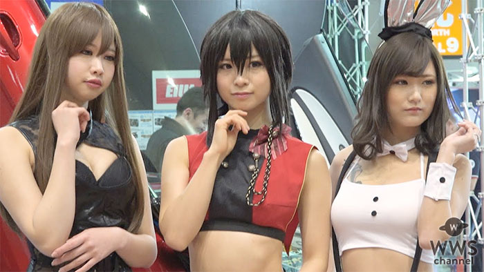 【動画】コスプレイヤー・菜緒朔 が +81LIKE Hellaflushブースをレポート！！〈東京オートサロン2018〉