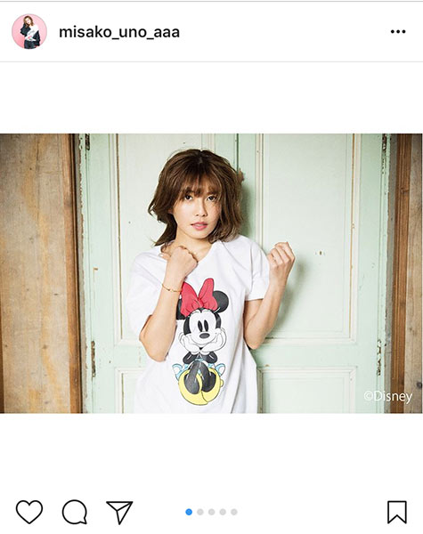 AAA宇野実彩子が可愛いすぎる ディズニーコーデにセクシーな美脚を披露！ 「そのミニーになりたい！」
