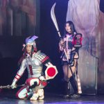 SKE48・高柳明音、「斬劇『戦国BASARA』第六天魔王」の初日挨拶に登場！公開ゲネでは薙刀の殺陣披露！