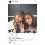 桐谷美玲が大政絢と美人すぎる豪華2ショットを公開！
