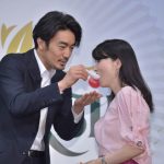 ブルサン アンバサダー就任発表会 大谷さんが、「ブルサ・・・あ~ん」と来場者に急接近サプライズ！ 「一緒にドキドキしてました」と赤裸々コメント