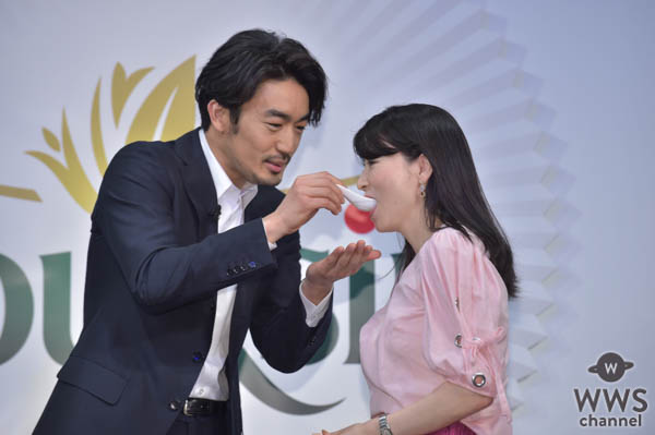 ブルサン アンバサダー就任発表会 大谷さんが、「ブルサ・・・あ~ん」と来場者に急接近サプライズ！ 「一緒にドキドキしてました」と赤裸々コメント