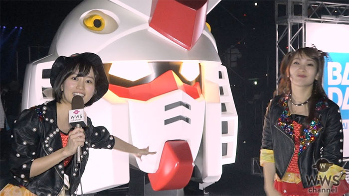 【動画】佐藤遥・渡邊ちこ（notall）が東京ストリートコレクションをレポート！等身大ガンダムがインパクトあり！