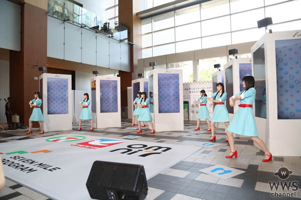 与田祐希ら乃木坂46三期生が六本木ミッドタウンに登場！3Dサイネージ前でダンスパフォーマンス！