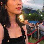 知英、国際ファン?スティック映画祭2018 セクシードレスを纏いレッドカーペット登場！