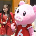 SKE48・高柳明音、食レポ中に即興ライブ開催！？「TBS夏サカス2018」オープニングイベントに登場！！
