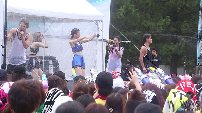 【動画】 lol(エル・オー・エル)が水かけイベントでずぶ濡れパフォーマンス！＜Water Run Festival 2018（ウォーターランフェスティバル ）＞