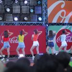 【ライブレポート】Chuning Candy(チューニングキャンディー)が夏らしいヘソ出しファッションで野外ライブパフォーマンス！