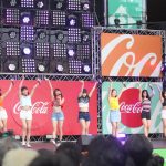 【ライブレポート】Chuning Candy(チューニングキャンディー)が夏らしいヘソ出しファッションで野外ライブパフォーマンス！