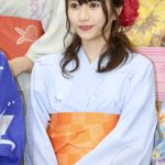 SUPER☆GiRLS・浅川梨奈「白石麻衣を超えたい」!エイベックス・グラビアブック発売記念会見に浴衣姿でPR!