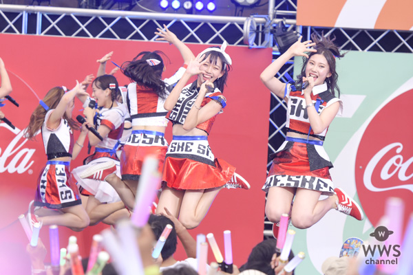 【ライブレポート】SKE48・北川綾巴の涙。チームSがノンストップで魅せた圧巻のダンスパフォーマンス！〈コカ・コーラ SUMMER STATION 音楽LIVE〉