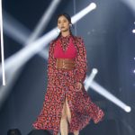 新木優子が「TGC2018 A/W」のステージに登場！スリットスカートから見え隠れする脚線美で観客を釘付けに！！＜東京ガールズコレクション2018 A/W＞