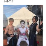 和楽器バンド・山葵がゴールデンボンバー樽美酒と黒流との3ショット公開！「なんて贅沢な3ショット！」