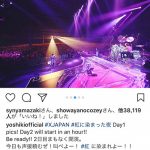 X JAPAN YOSHIKIが幕張3Days初日ライブ写真公開で歓喜のコメント殺到！「Toshlと息の合ったトーク。8人目のメンバーはファンなんて嬉しい！」