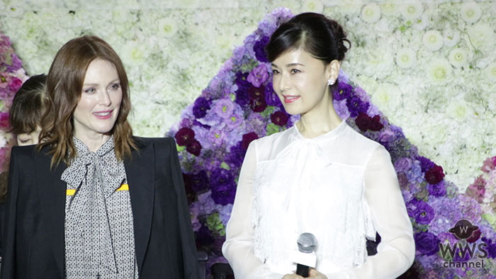 【動画】 世界的大女優・ジュリアン・ムーア 日本を代表する女優・大地真央 がトークショー！「 串カツはNO(笑)日本では魚が食べたい。トリンプのランジェリーはフィット感とデザインがオススメ」