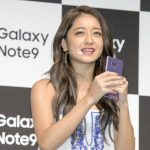 池田美優がセクシーな“腹チラ衣装”で「Galaxy Note9 発売記念イベント」に出席！