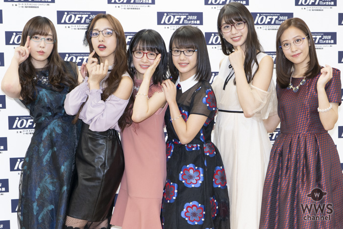 モーニング娘。'18のメガネ選抜メンバーが第31回 日本 メガネ ベスト ドレッサー賞 特別賞の表彰式に登場！「ハート型や星形のサングラスかけているメンバーにも是非注目して欲しい」