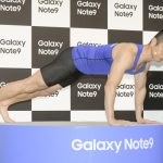 池田美優がセクシーな“腹チラ衣装”で「Galaxy Note9 発売記念イベント」に出席!