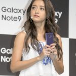 池田美優がセクシーな“腹チラ衣装”で「Galaxy Note9 発売記念イベント」に出席！