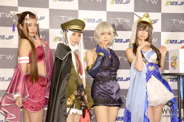 人気コスプレイヤー・五木あきらが「G123.jp」のキャンペーン発表会に登場！