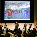 EXILE ÜSA、国連WFP視察報告会で“おいしい”ダンス披露！「ダンスは世界共通言語」