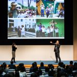 EXILE ÜSA、国連WFP視察報告会で“おいしい”ダンス披露！「ダンスは世界共通言語」