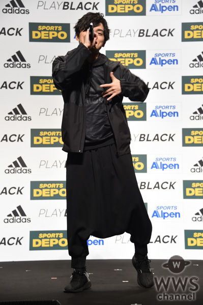 AAA 宇野実彩子のadidasコーデプレゼントにファン感涙！SKY-HIによるイベント限定「PLAY BLACK」ラップで会場大興奮！＜SPORTS DEPO・ALPEN 「ADIDAS PLAY BLACK キャンペーン」WEBCM発表イベント＞