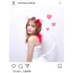 AKB48・込山榛香のハロウィン白猫コスに「悩殺されました」「悩殺されました」と絶賛の声！