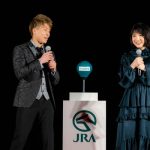 【動画】川島海荷がJRAカラーのグリーンのドレスで中山競馬場に登場！ 「クリスマスは友達とケーキを食べます」