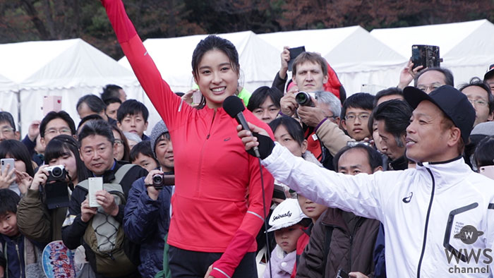 【動画】土屋太鳳が渋谷区ランナーイベント「42195DASH!!」で開会宣言！