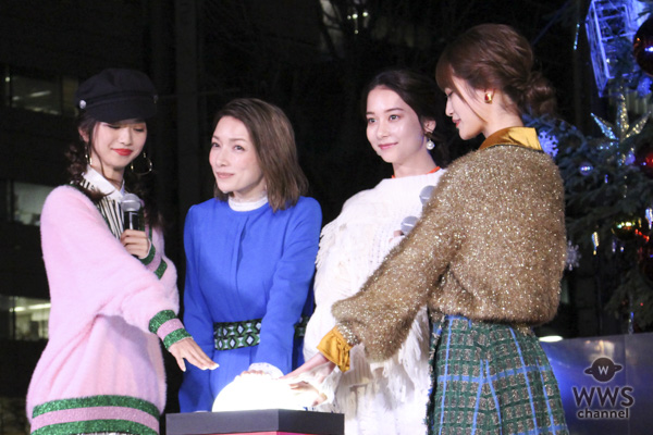 後藤真希、生見愛瑠ら豪華美女がエイベックス・クリスマスツリー点灯式に参加！